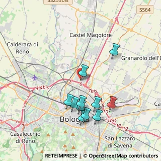 Mappa Via Giuseppe Gioacchino Belli, 40128 Bologna BO, Italia (3.76455)