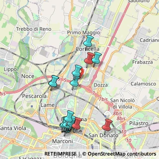 Mappa Via Giuseppe Gioacchino Belli, 40128 Bologna BO, Italia (2.24176)