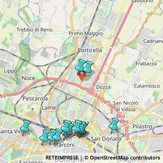Mappa Via Giuseppe Gioacchino Belli, 40128 Bologna BO, Italia (2.95)