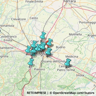 Mappa Piazza Bagneres De Bigorre, 40057 Quarto Inferiore BO, Italia (10.77824)