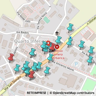 Mappa Piazza Bagnères de Bigorre, 40057 Quarto Inferiore BO, Italia (0.125)