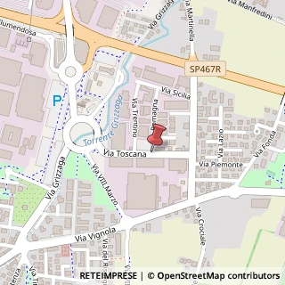 Mappa Via toscana 94, 41053 Maranello, Modena (Emilia Romagna)