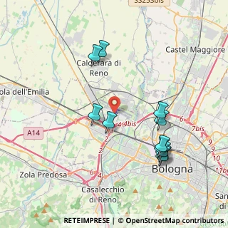 Mappa Via dell'Aeroporto, 40132 Bologna BO, Italia (3.99545)