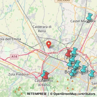 Mappa Via dell'Aeroporto, 40132 Bologna BO, Italia (6.28231)