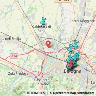 Mappa Via dell'Aeroporto, 40132 Bologna BO, Italia (5.29471)