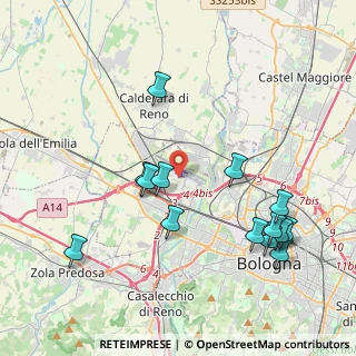 Mappa Via dell'Aeroporto, 40132 Bologna BO, Italia (4.45214)