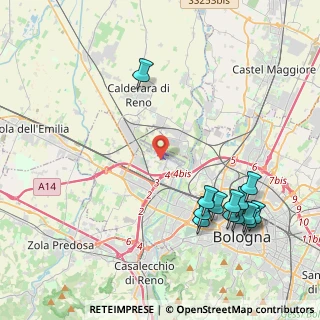 Mappa Via dell'Aeroporto, 40132 Bologna BO, Italia (5.07231)