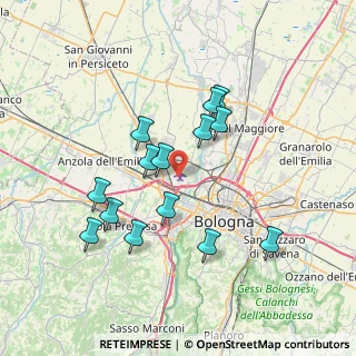 Mappa Via dell'Aeroporto, 40132 Bologna BO, Italia (6.84214)
