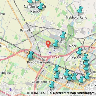 Mappa Via dell'Aeroporto, 40132 Bologna BO, Italia (3.255)