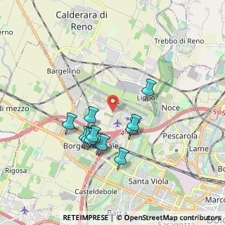 Mappa Via dell'Aeroporto, 40132 Bologna BO, Italia (1.6475)