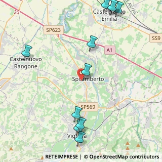 Mappa Via Adeodato Malatesta, 41057 Spilamberto MO, Italia (5.83455)