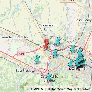 Mappa Via Giovanni Elkan, 40132 Bologna BO, Italia (6.0845)