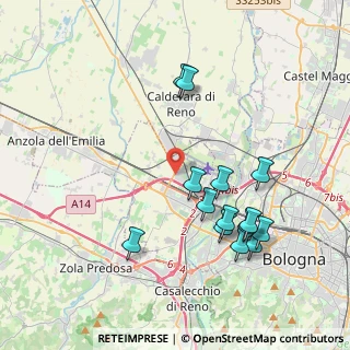 Mappa Via Giovanni Elkan, 40132 Bologna BO, Italia (4.10571)