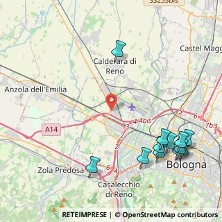 Mappa Via Giovanni Elkan, 40132 Bologna BO, Italia (5.6525)