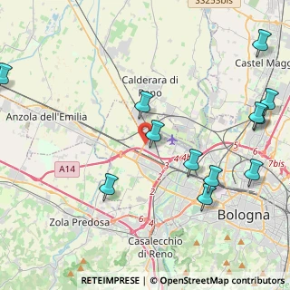 Mappa Via Giovanni Elkan, 40132 Bologna BO, Italia (5.38167)