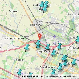 Mappa Via Giovanni Elkan, 40132 Bologna BO, Italia (3.2985)