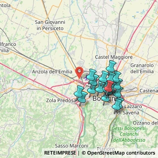 Mappa Via Giovanni Elkan, 40132 Bologna BO, Italia (6.881)