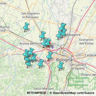 Mappa Via Giovanni Elkan, 40132 Bologna BO, Italia (6.82375)