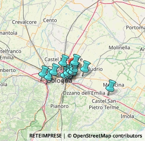 Mappa Via I° Maggio, 40057 Quarto Inferiore BO, Italia (7.39462)