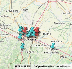 Mappa Via I° Maggio, 40057 Quarto Inferiore BO, Italia (8.91867)