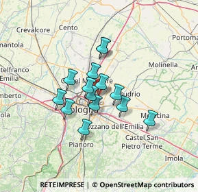 Mappa Via I° Maggio, 40057 Quarto Inferiore BO, Italia (9.42143)
