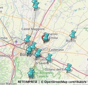 Mappa Via I° Maggio, 40057 Quarto Inferiore BO, Italia (8.33933)