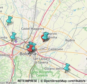Mappa Via I° Maggio, 40057 Quarto Inferiore BO, Italia (7.13909)