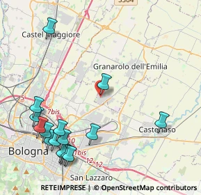 Mappa Via I° Maggio, 40057 Quarto Inferiore BO, Italia (5.29813)