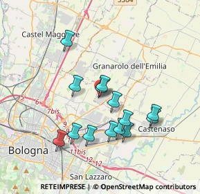 Mappa Via I° Maggio, 40057 Quarto Inferiore BO, Italia (3.31571)