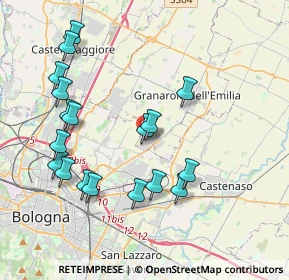 Mappa Via I° Maggio, 40057 Quarto Inferiore BO, Italia (4.15444)