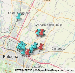 Mappa Via I° Maggio, 40057 Quarto Inferiore BO, Italia (3.59867)