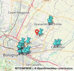 Mappa Via I° Maggio, 40057 Quarto Inferiore BO, Italia (4.298)
