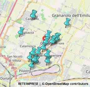 Mappa Via I° Maggio, 40057 Quarto Inferiore BO, Italia (1.5605)