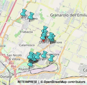 Mappa Via I° Maggio, 40057 Quarto Inferiore BO, Italia (1.581)