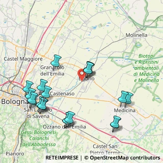Mappa Via Moro, 40054 Budrio BO, Italia (9.5445)