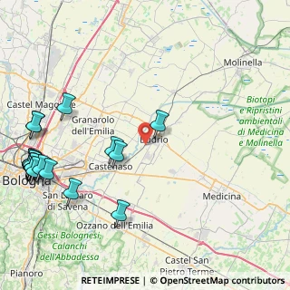 Mappa Via Moro, 40054 Budrio BO, Italia (12.2885)