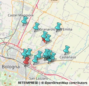 Mappa 40057 Quarto Inferiore BO, Italia (3.42)