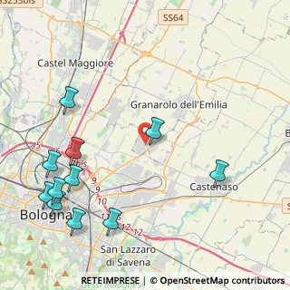 Mappa 40057 Quarto Inferiore BO, Italia (5.53909)