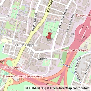 Mappa Via del Tuscolano, 6, 40128 Bologna, Bologna (Emilia Romagna)