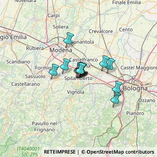 Mappa Piazza Sassatelli, 41057 Spilamberto MO, Italia (7.57077)