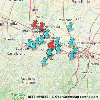 Mappa Piazza Sassatelli, 41057 Spilamberto MO, Italia (11.06778)