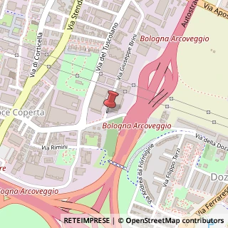 Mappa Via Giuseppe Brini, 45, 40128 Bologna, Bologna (Emilia Romagna)