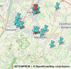 Mappa Via Madonna del Sagrato, 41042 Fiorano modenese MO, Italia (3.89471)