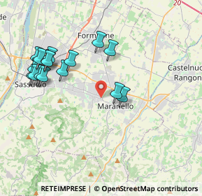 Mappa Via Madonna del Sagrato, 41042 Fiorano modenese MO, Italia (4.25625)