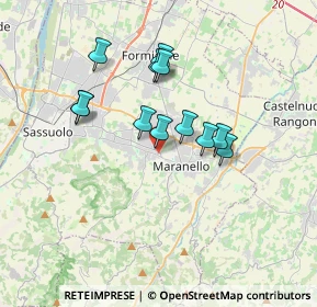 Mappa Via Madonna del Sagrato, 41042 Fiorano modenese MO, Italia (2.91333)