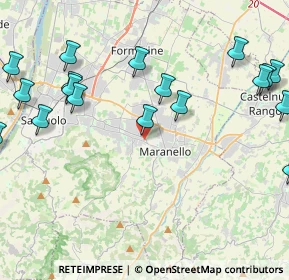 Mappa Via Madonna del Sagrato, 41042 Fiorano modenese MO, Italia (5.60158)