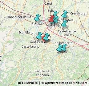 Mappa Via Madonna del Sagrato, 41042 Fiorano modenese MO, Italia (11.7625)