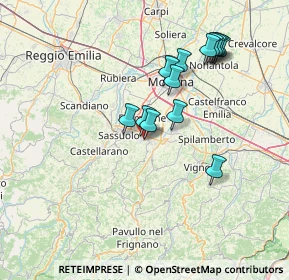 Mappa Via Madonna del Sagrato, 41042 Fiorano modenese MO, Italia (13.48462)
