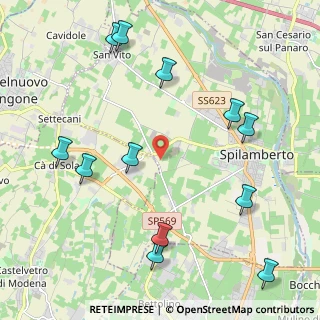 Mappa Via Montanara, 41057 Spilamberto MO, Italia (2.62333)
