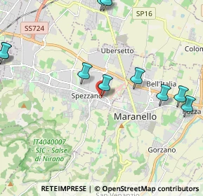 Mappa Via Medaglie d'Oro, 41042 Fiorano Modenese MO, Italia (2.86)